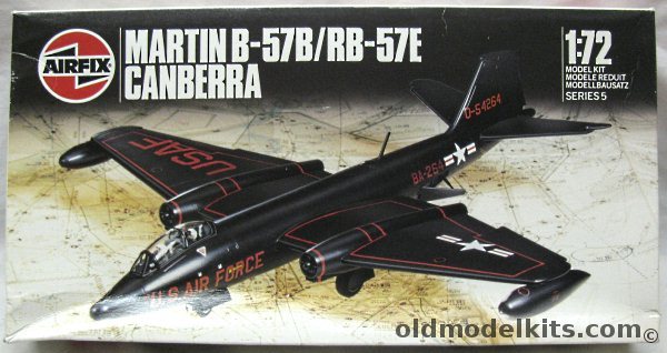 Airfix 1/72 Martin RB-57E or B-57B Canberra, 05018 plastic model kit